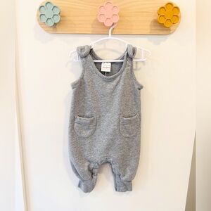 Cute Hanna Anderrson Gray Baby Romper with Pockets